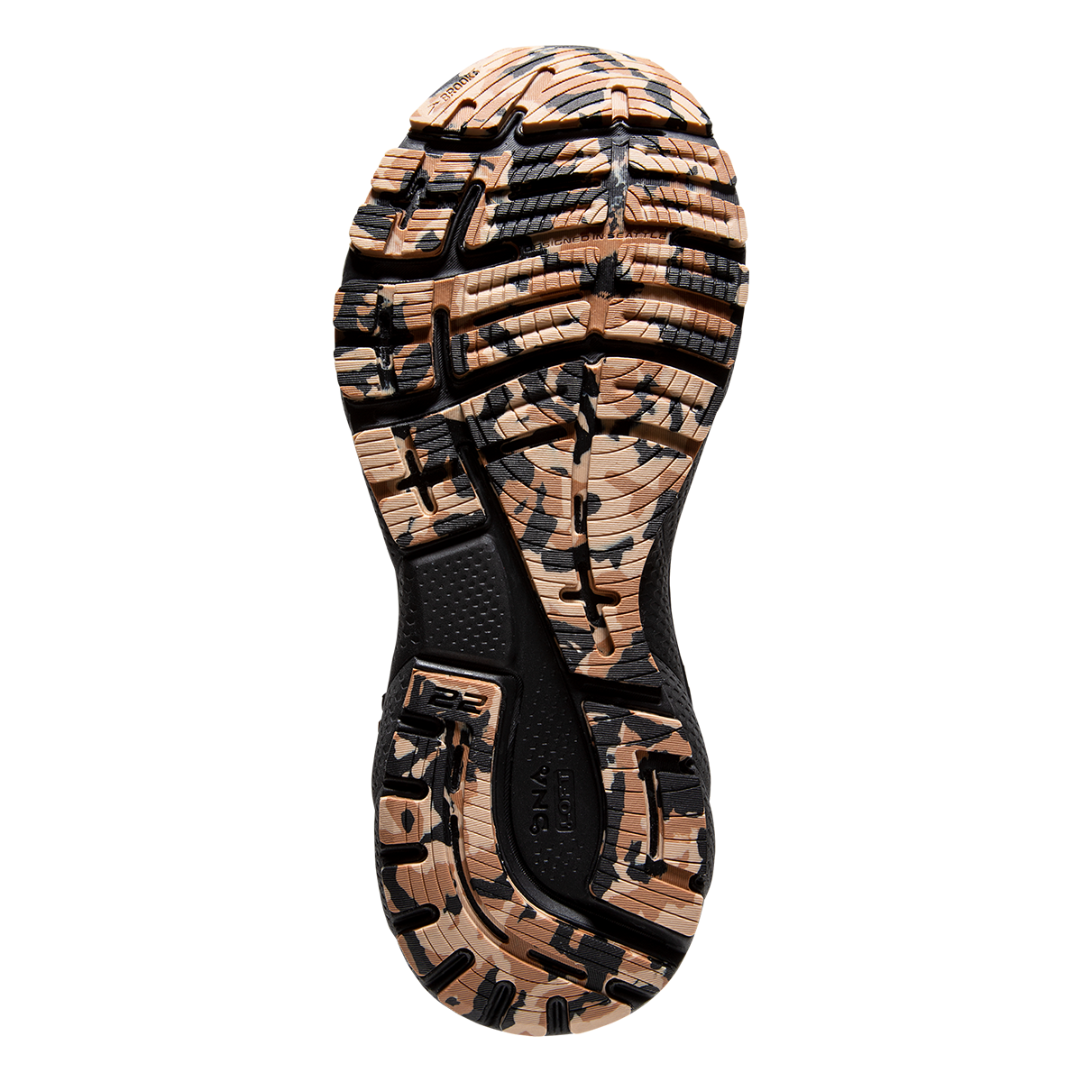 Brooks Adrenaline GTS 22 Folk Frenzy — Ginger - Black - Citrus — Size B — Width 9.5 — Alternate View 8