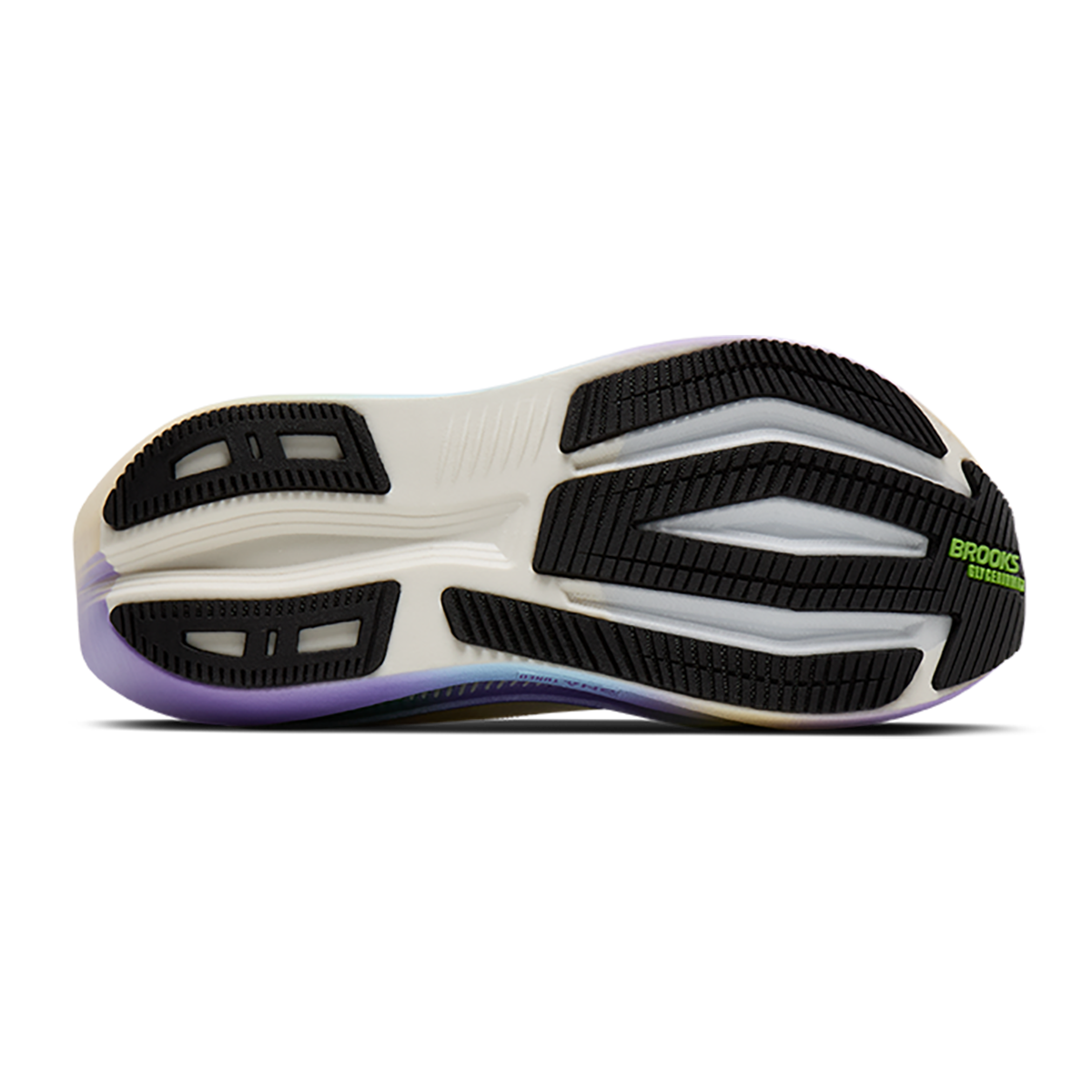 Brooks Glycerin Max 2 Gradient Pack — Papyrus - Blue - Phantom — Size B — Width 5.5 — Top View