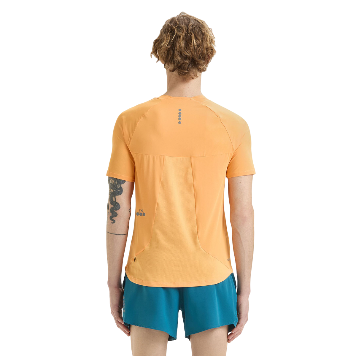 Diadora Super Light Tee — Kumquat — Size Large — Top View