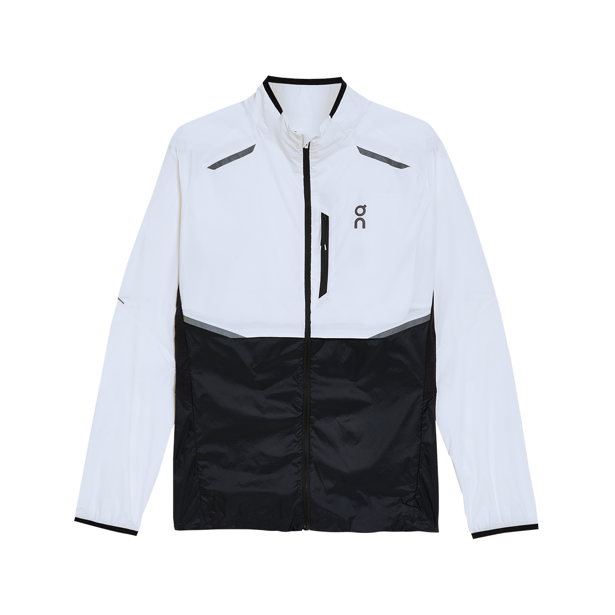 On Weather-Jacket — White - Black — Size Small — Detail View