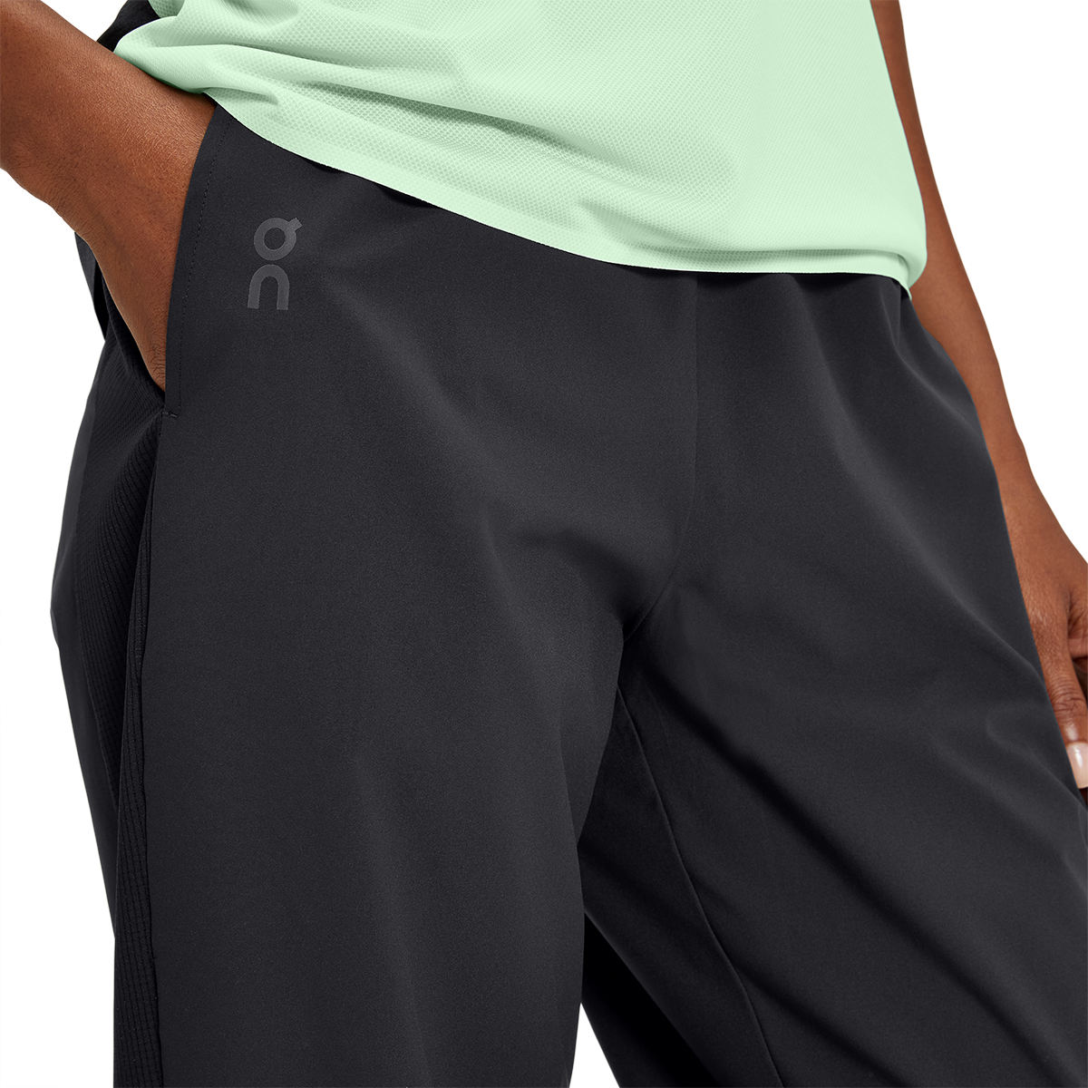 On Track Pants 2 — Black — Size Small — Detail View