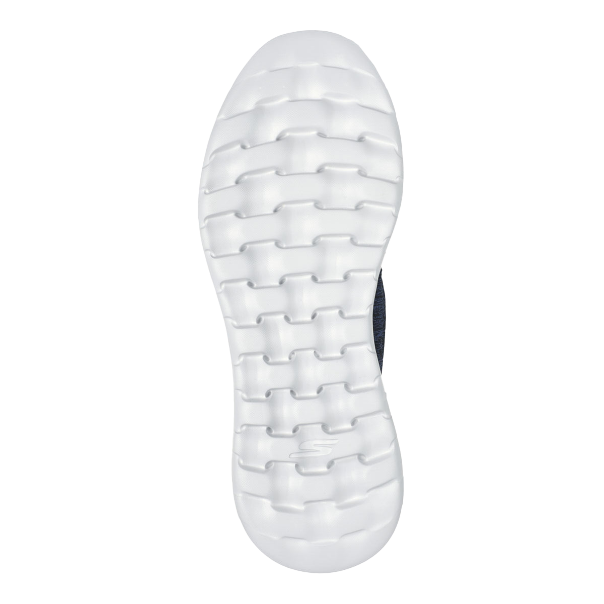 Skechers Go Walk Max - Free Hands — Charcoal And Black Textile — Size D — Width 8 — Top View