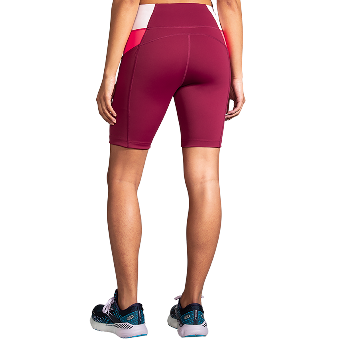 Brooks Method 8" Short Tight — Razzmatazz - Quartz - Hyper Pink — Size Small — Alternate View 26