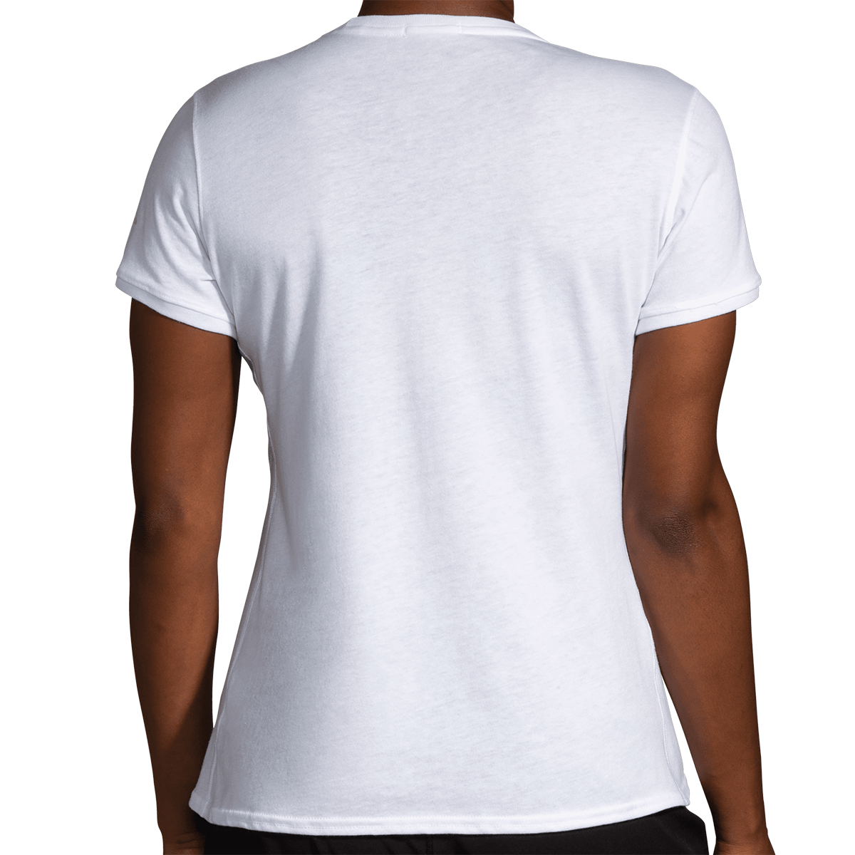 Brooks Distance 2.0 Shortsleeve — Quartz - Gradient Stripe — Size Small — Alternate View 19