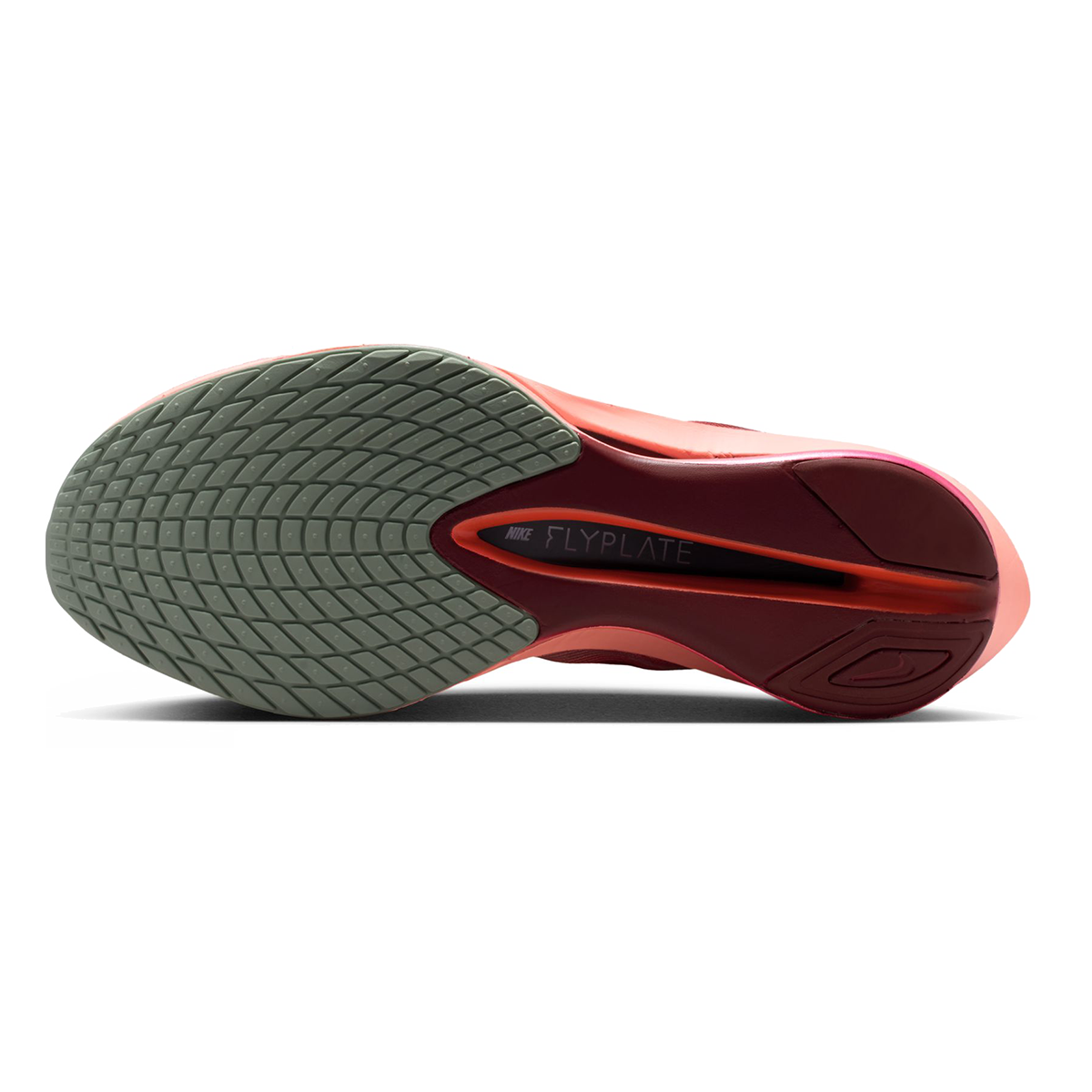 Nike Zoomx Vaporfly Next% 4 SE — Team Red - Barely Green - Atomic Pink — Size B — Width 7 — Top View