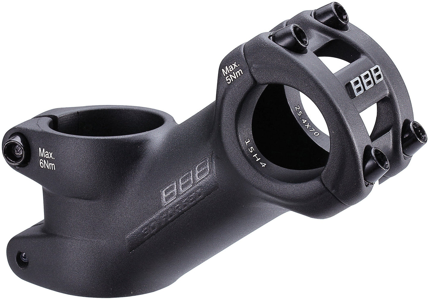 BHS-24 - HighRise MTB Stem 35° x 25.4mm (Black 70mm)