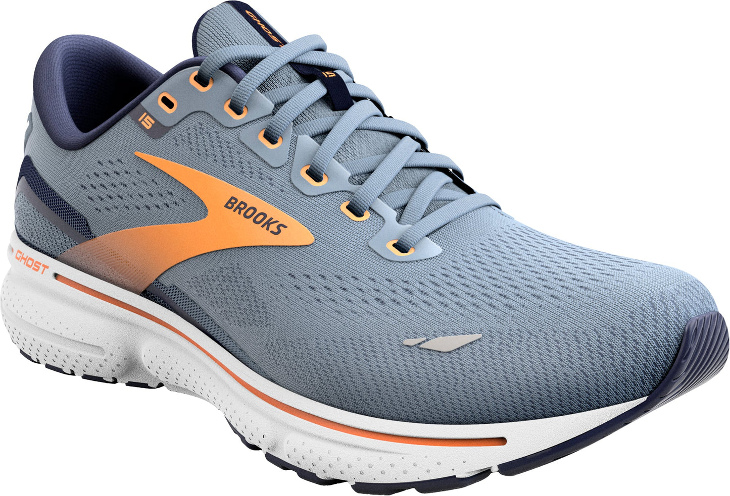 Brooks Ghost 15 Mens Running Shoes - Grey