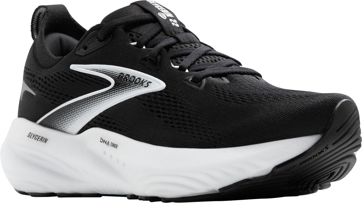 Brooks Glycerin 22 WIDE FIT Womens Running Shoes - Black