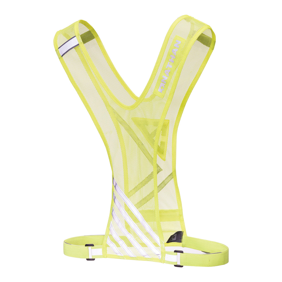 Nathan Bandolier Reflective Vest — Safety - Yellow — Size One Size — Side View