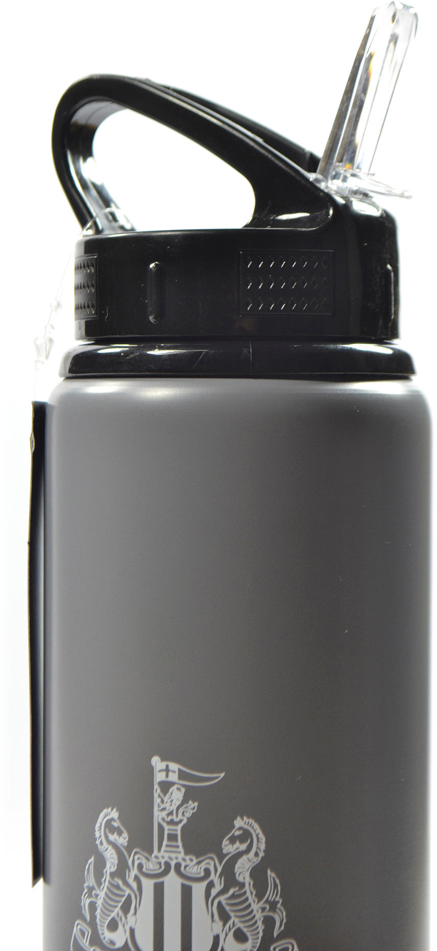 Newcastle United Fade Aluminium 750ml Water Bottle - Black