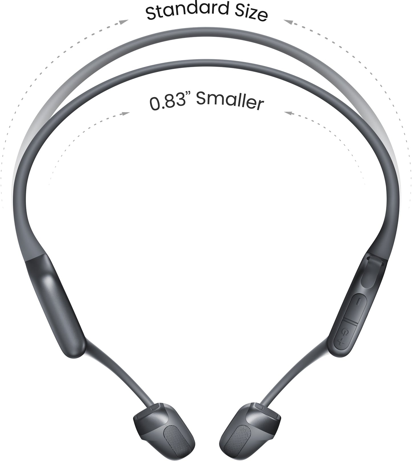 Shokz OpenRun Pro 2 Mini Wireless Bone Conduction Running Headphones - Black