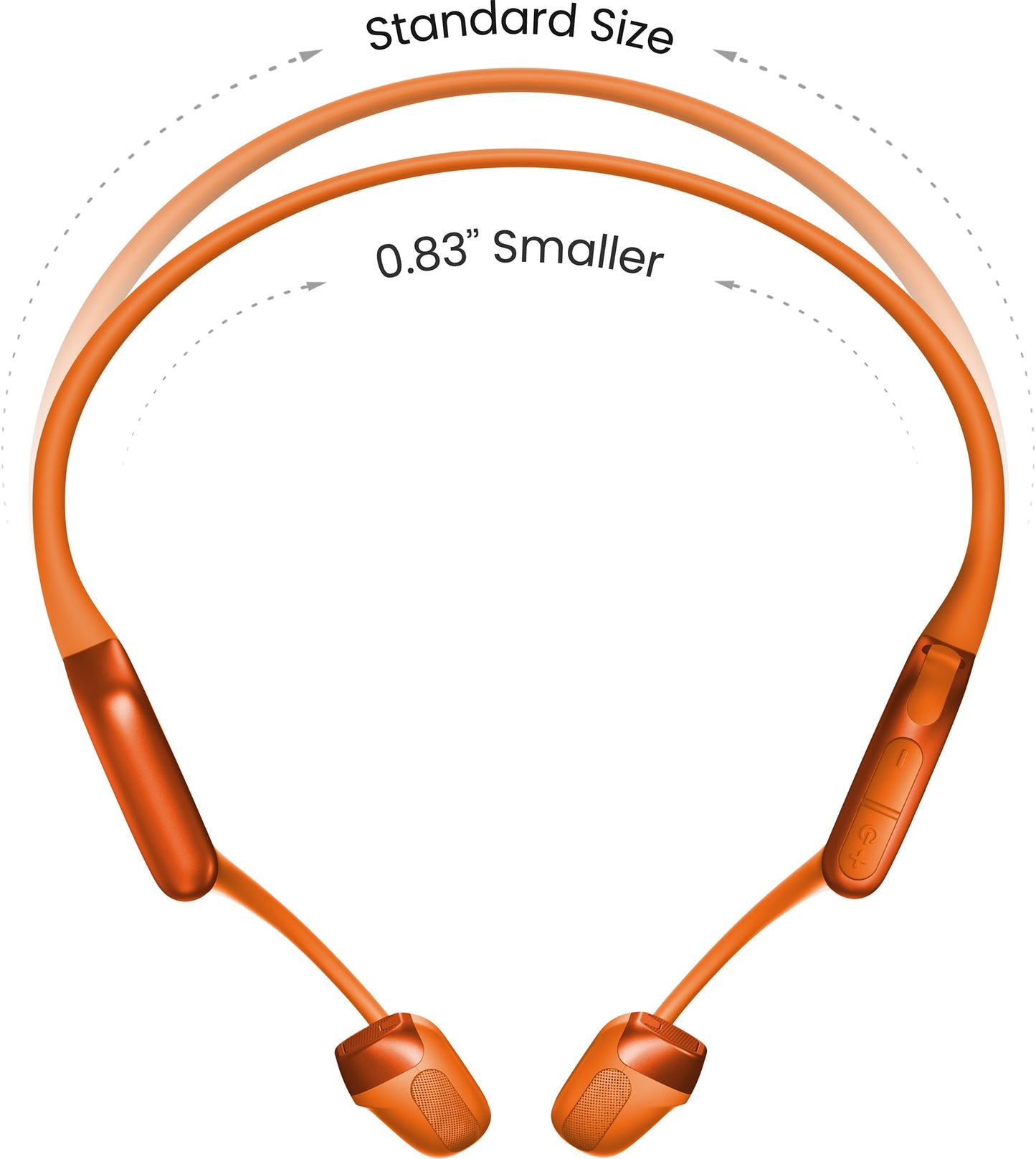 Shokz OpenRun Pro 2 Mini Wireless Bone Conduction Running Headphones - Orange