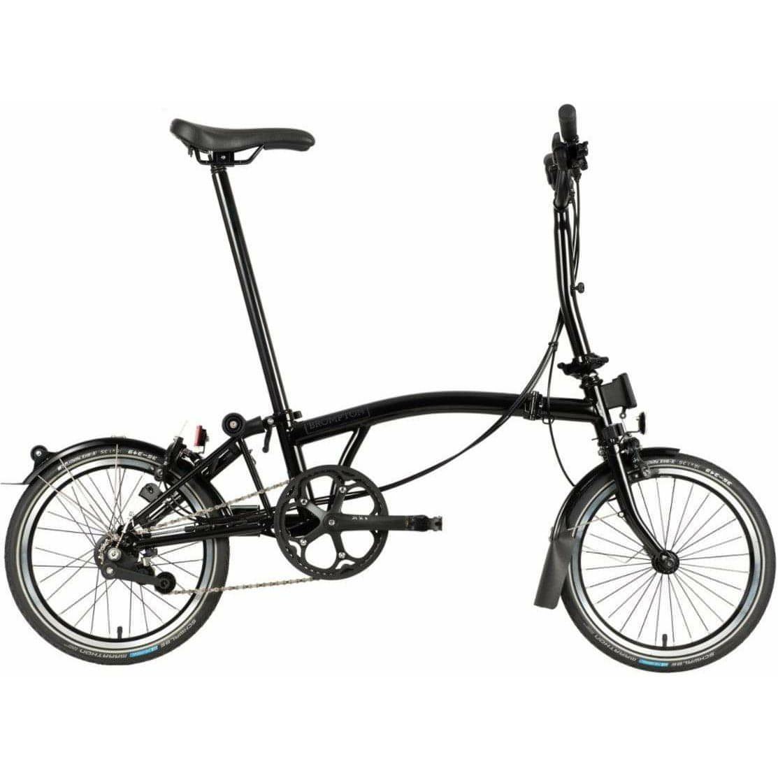 Brompton C Line 6-Speed Folding Bike - Black