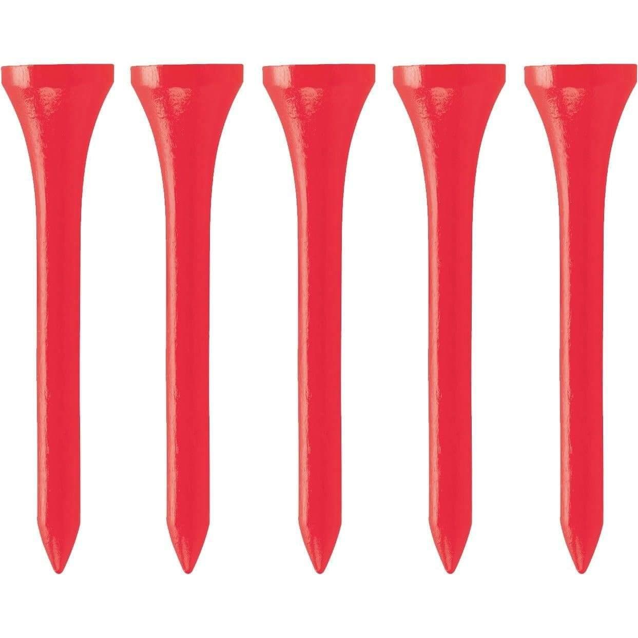 GMTee Golf Plastic (30 Pack) 2 3/4 Inch Golf Tees - Red