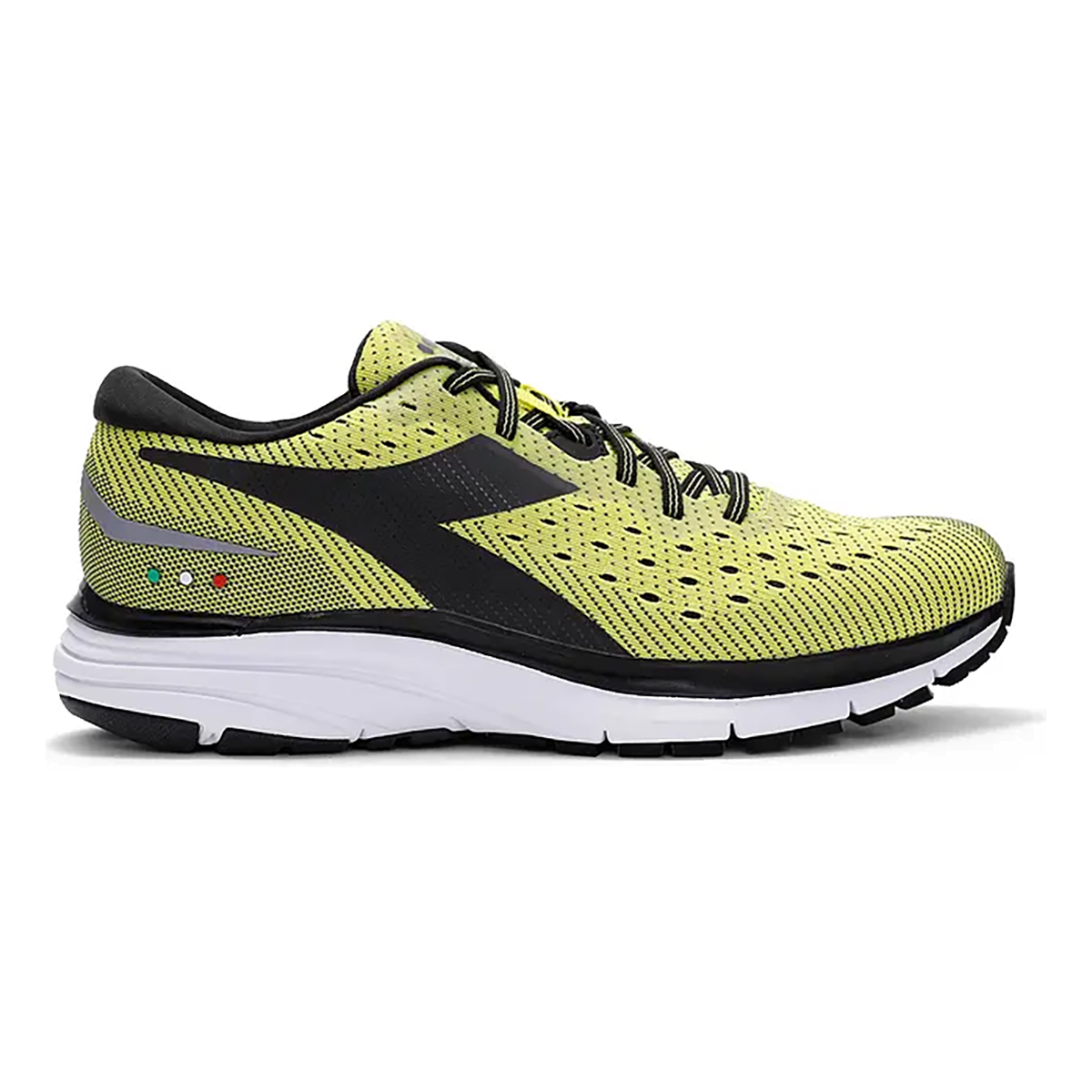 Diadora Mythos Blushield 6 — Alloy - Steel Grey - Black — Size D — Width 6.5 — Top View