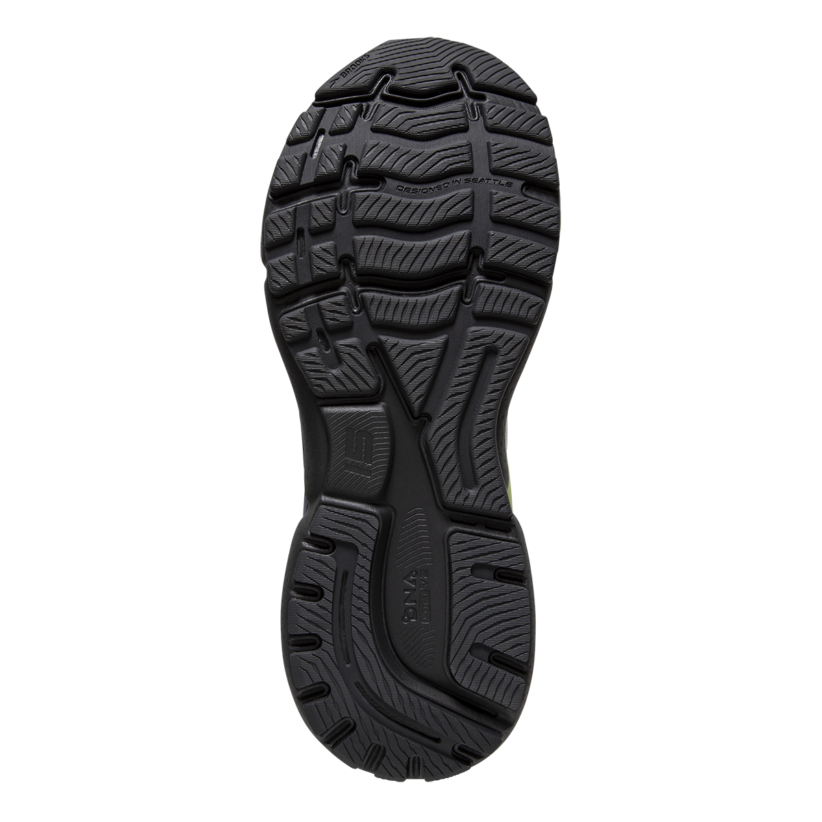Brooks Ghost 15 Run Vision — Ebony - White - Nightlife — Size B — Width 6.5 — Alternate View 8