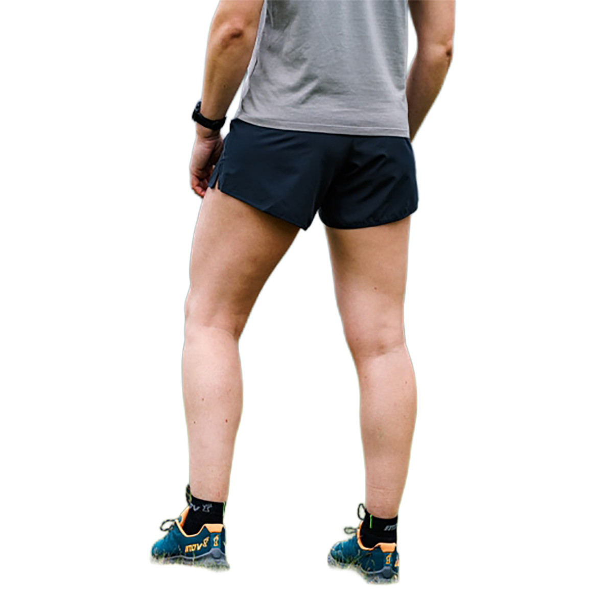 Inov8 Train Lite 5" Short — Black — Size 6 — Side View