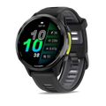 Garmin Forerunner 970 — Carbon Gray - Translucent Whitestone — Front View