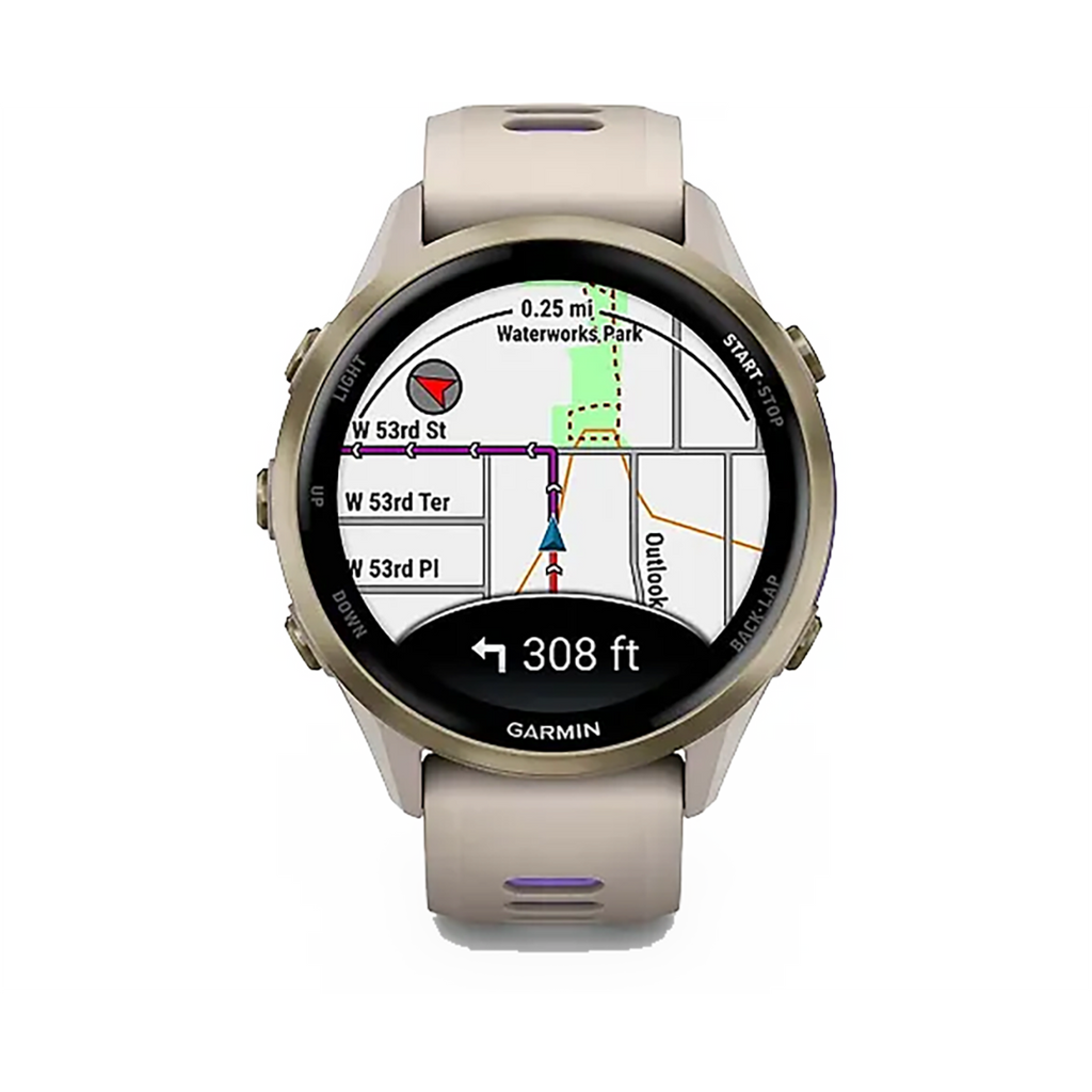 Garmin Forerunner 970 — Carbon Gray - Translucent Whitestone — Alternate View 12