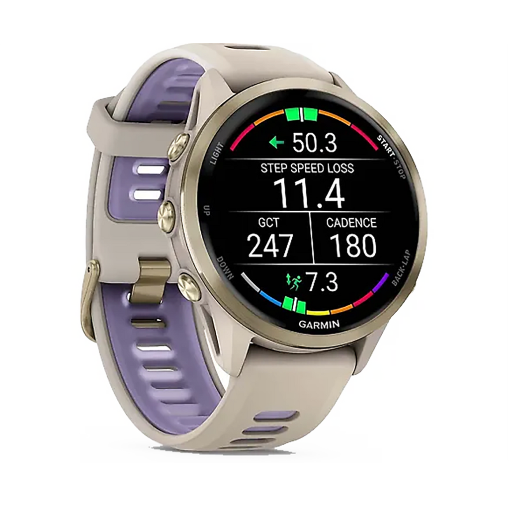 Garmin Forerunner 970 — Carbon Gray - Translucent Whitestone — Alternate View 11