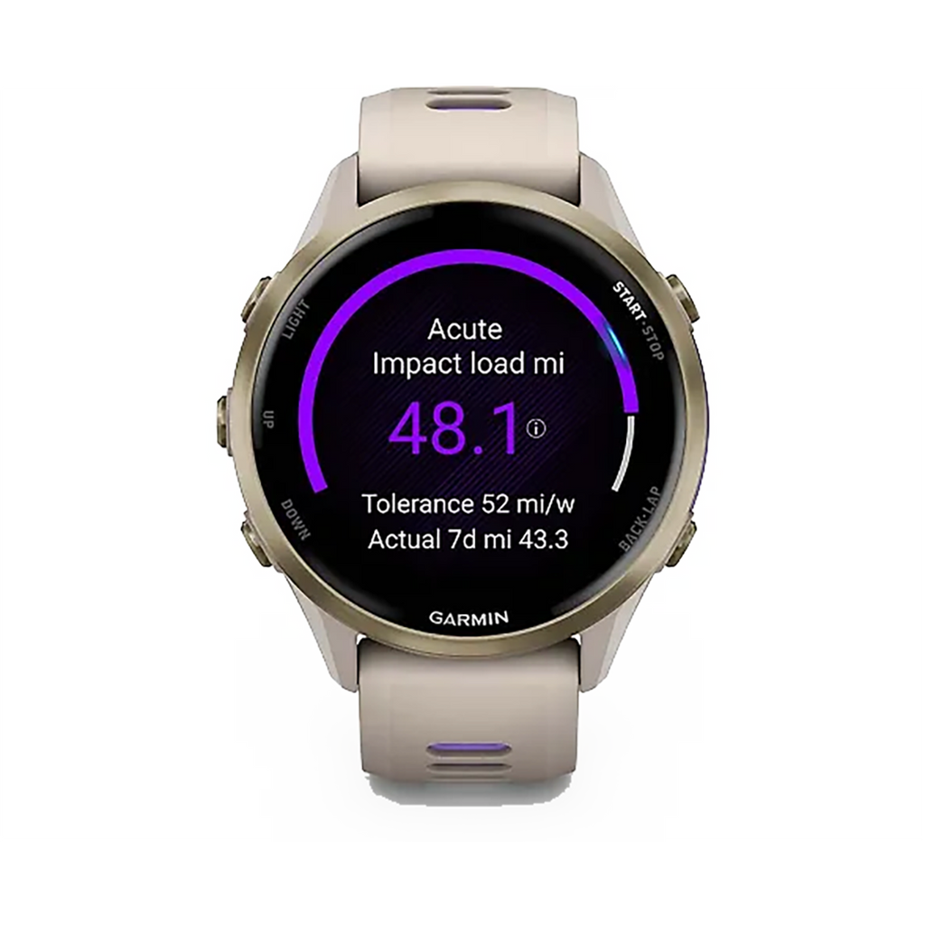 Garmin Forerunner 970 — Carbon Gray - Translucent Whitestone — Alternate View 10