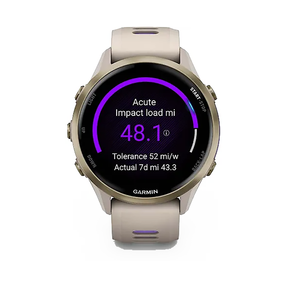 Garmin Forerunner 970 — Carbon Gray - Translucent Whitestone — Alternate View 10