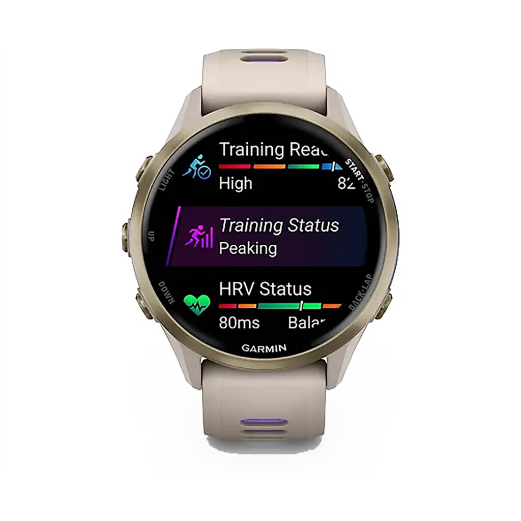 Garmin Forerunner 970 — Carbon Gray - Translucent Whitestone — Alternate View 13