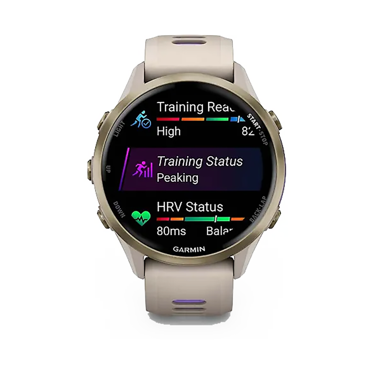 Garmin Forerunner 970 — Carbon Gray - Translucent Whitestone — Alternate View 13