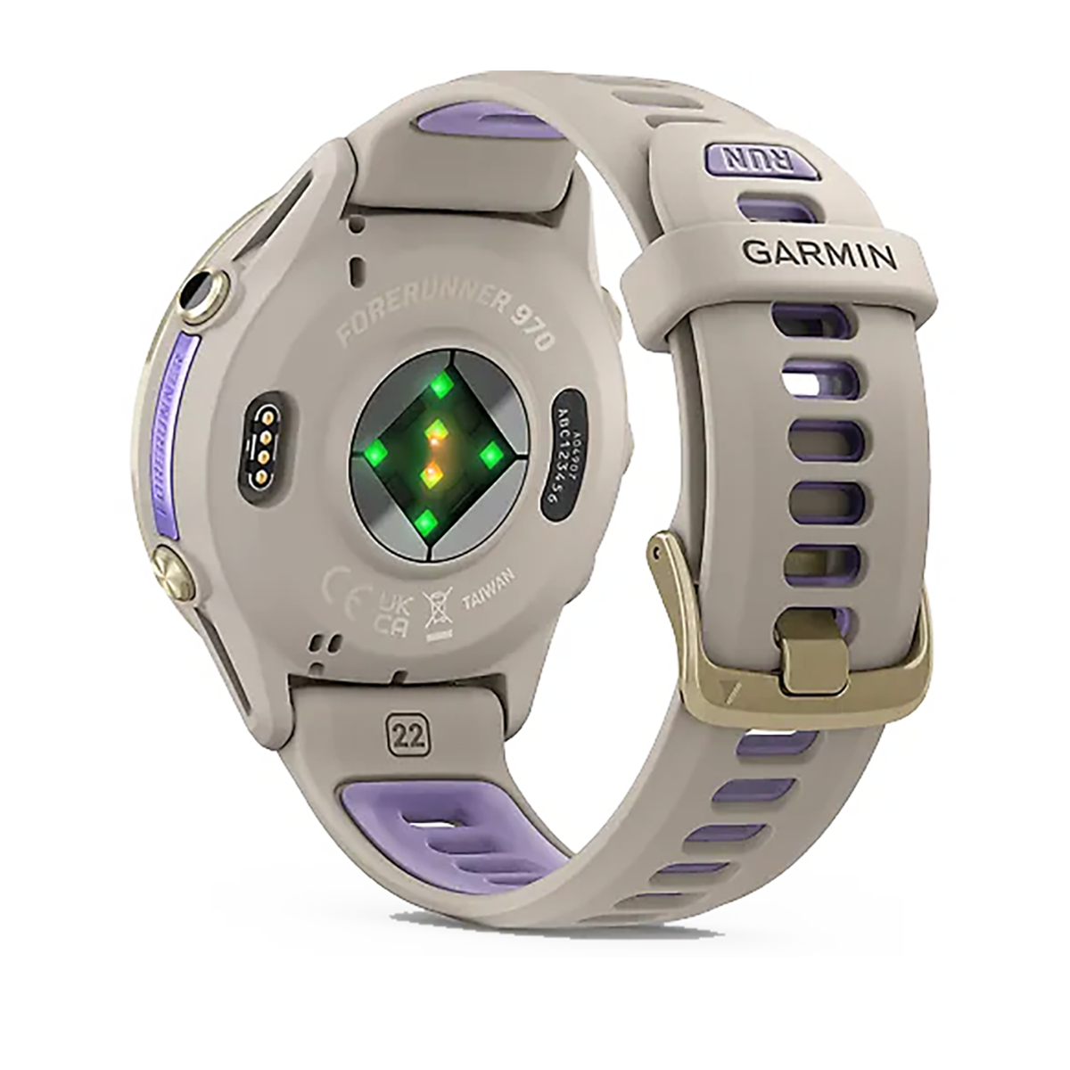Garmin Forerunner 970 — Carbon Gray - Translucent Whitestone — Alternate View 15
