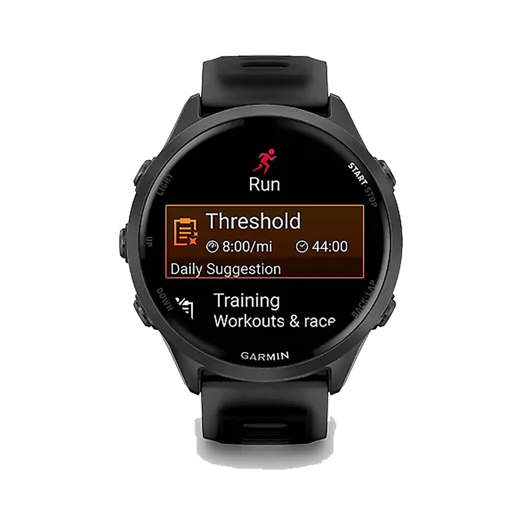Garmin Forerunner 570 — Slate Gray - Translucent Black — Size 47 mm — Lifestyle View