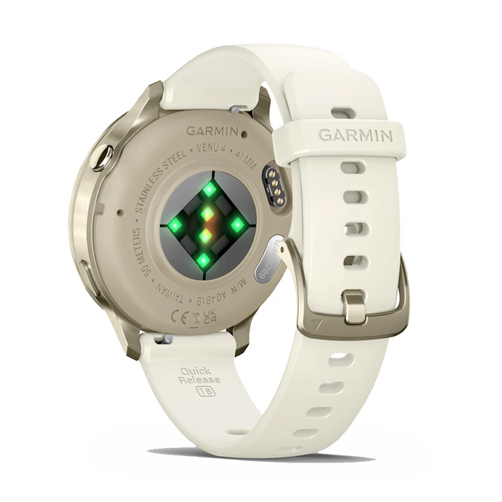Garmin Venu 4 — Lunar Gold with Bone — Size 41 mm — Alternate View 7