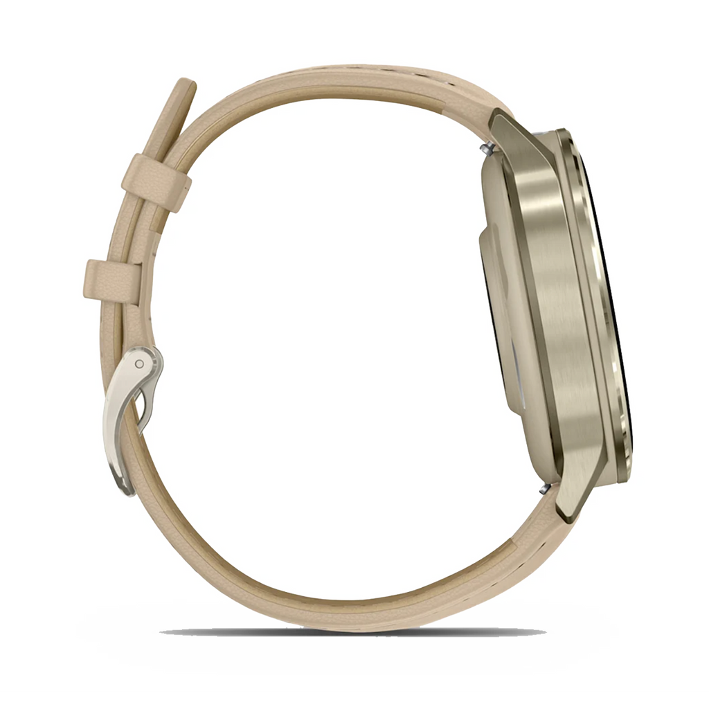 Garmin Venu 4 — Lunar Gold with Bone — Size 41 mm — Alternate View 12