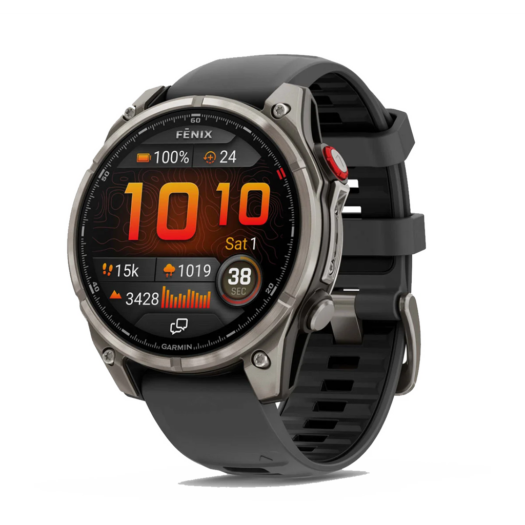 Garmin Fenix 8 Pro Amoled — Carbon — Size 47 mm — Front View