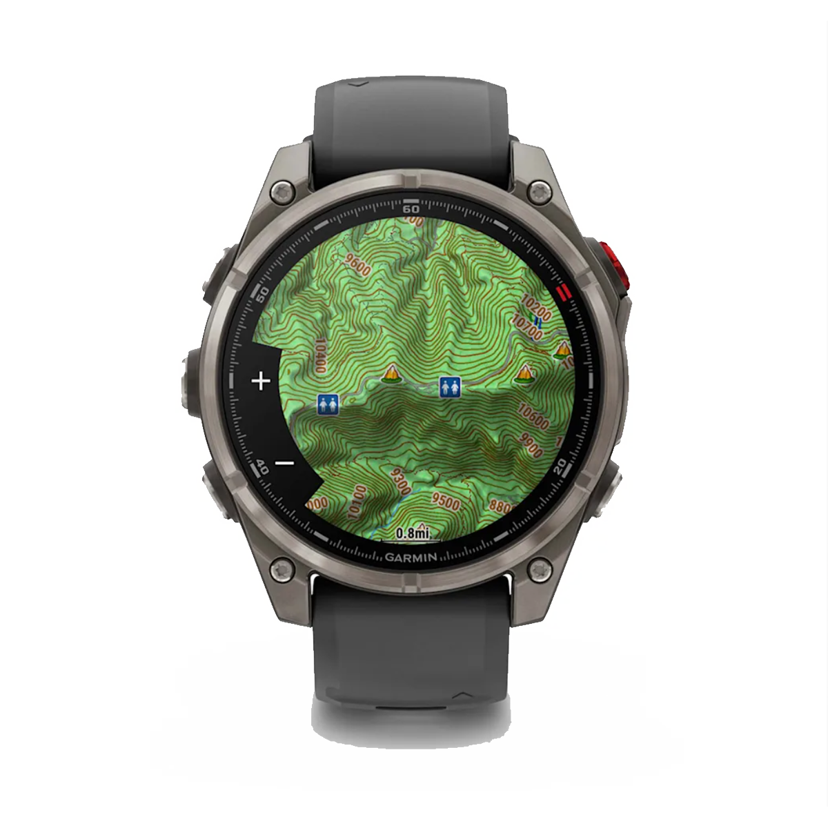 Garmin Fenix 8 Pro Amoled — Carbon — Size 47 mm — Detail View