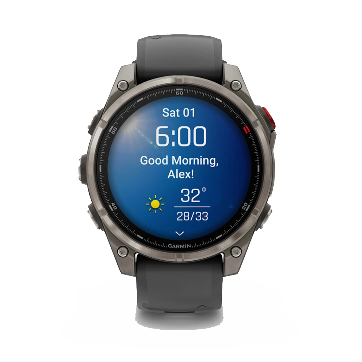 Garmin Fenix 8 Pro Amoled — Carbon — Size 47 mm — Alternate View 8