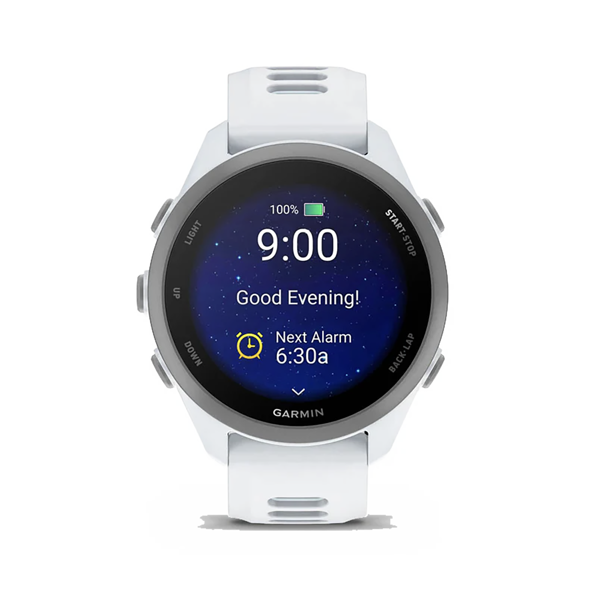 Garmin Forerunner 170 — Whitestone - Cloud Blue — Size One Size — Side View