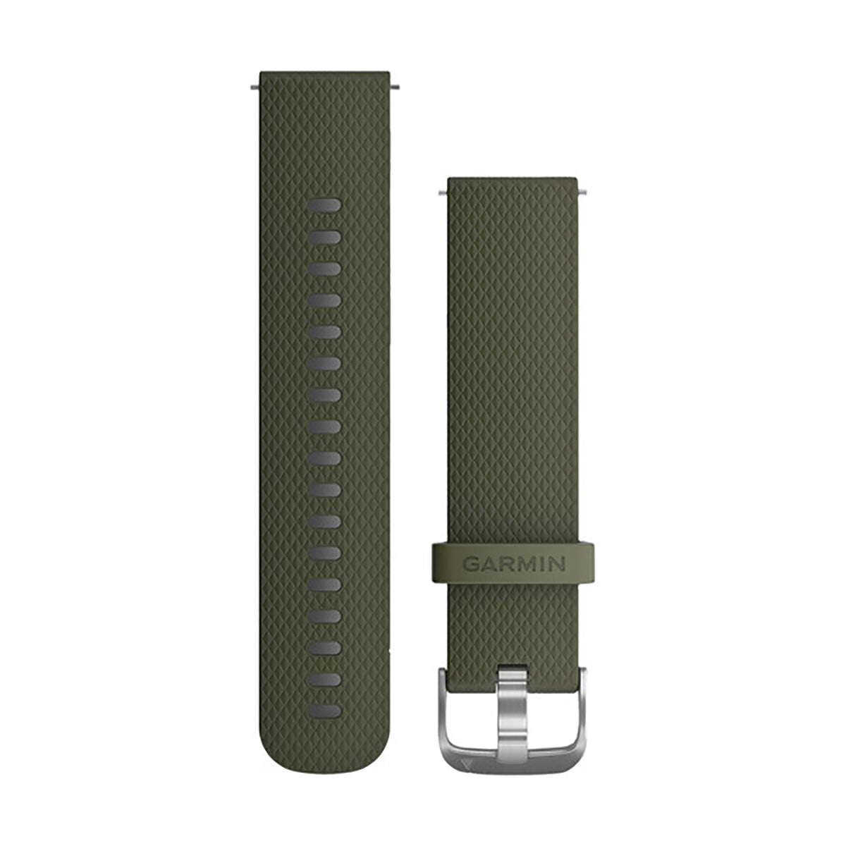 Garmin Quick Release Silicone Band — Azure — Top View