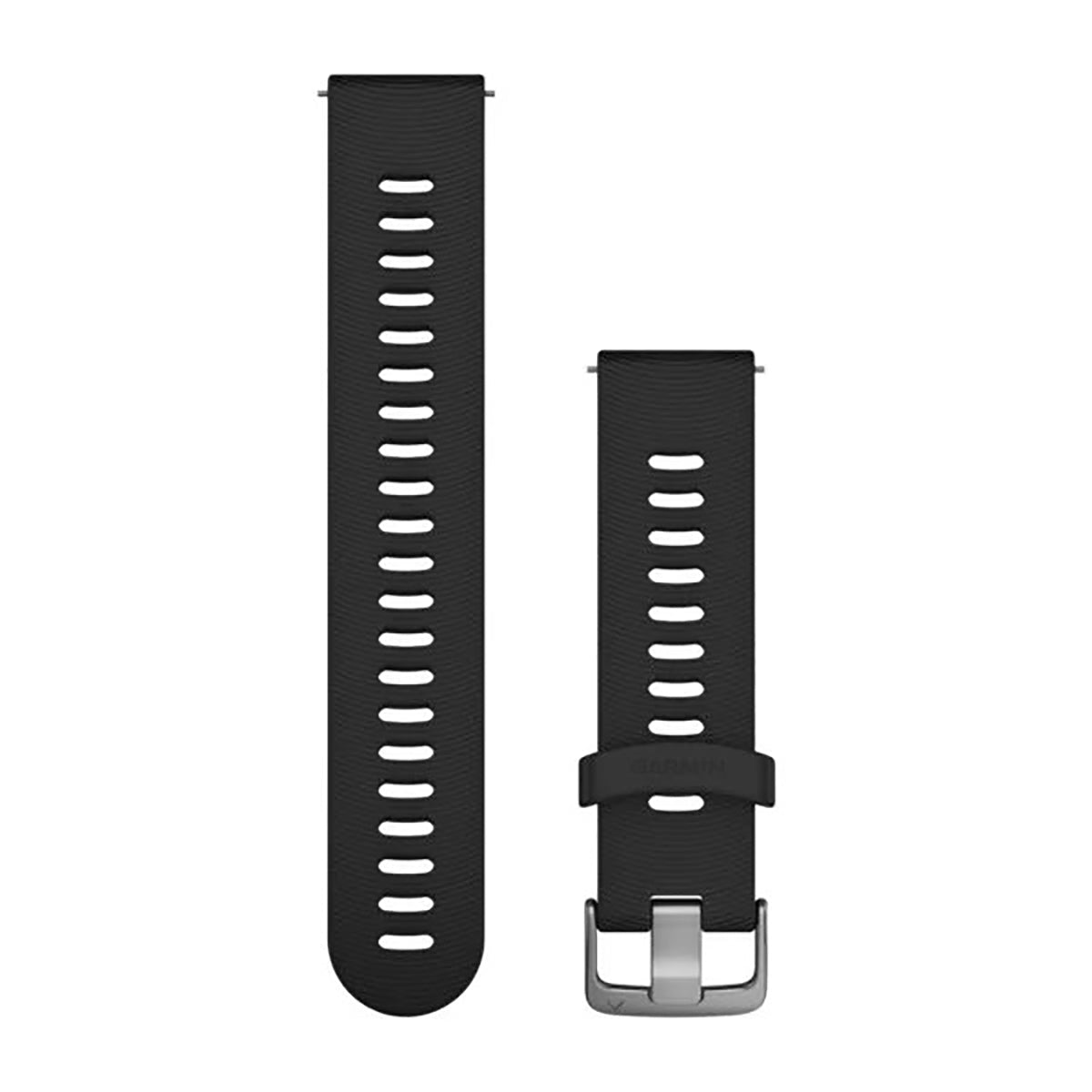 Garmin Quick Release Silicone Band — Azure — Side View