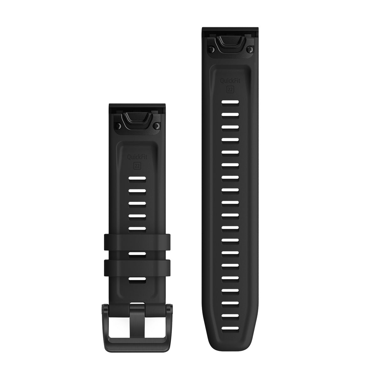 Garmin 22mm QuickFit Silicone Band — Coyote Tan — Size Regular — Top View