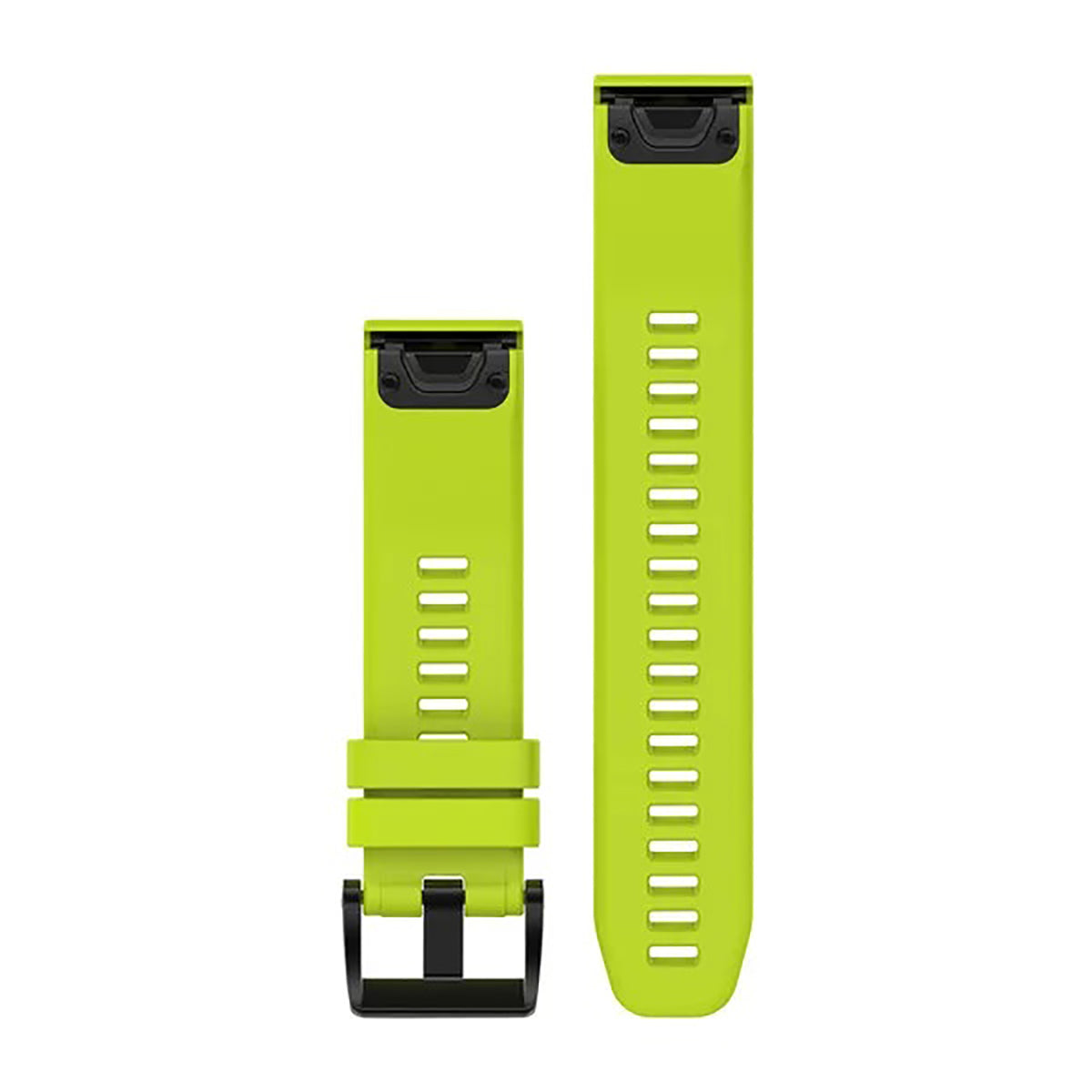 Garmin 22mm QuickFit Silicone Band — Coyote Tan — Size Regular — Side View