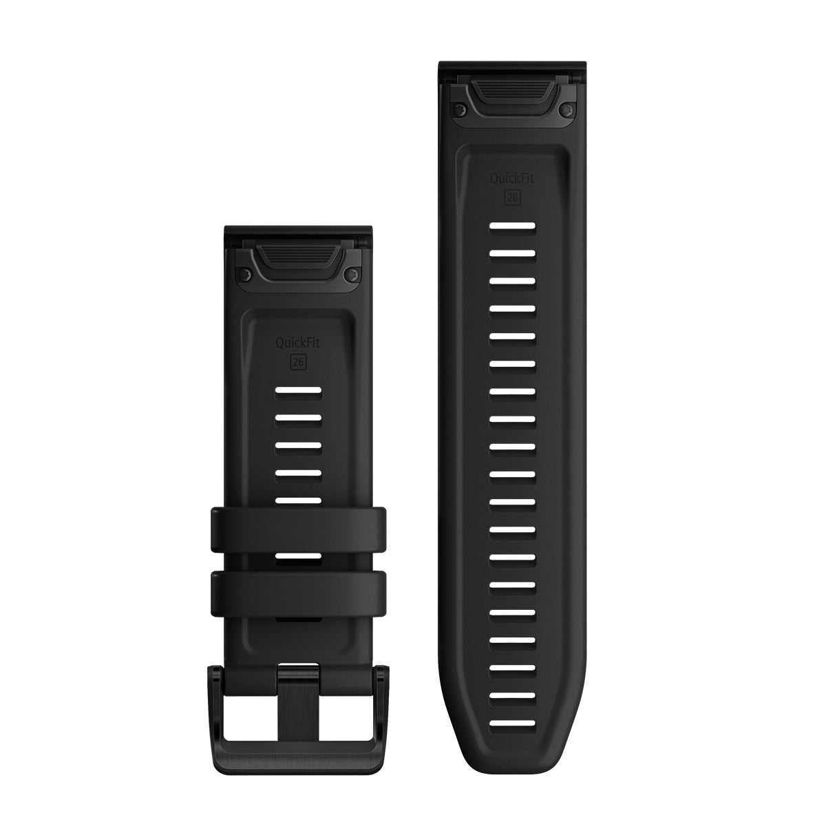 Garmin 26mm QuickFit Silicone Band — Coyote Tan — Size Regular — Top View