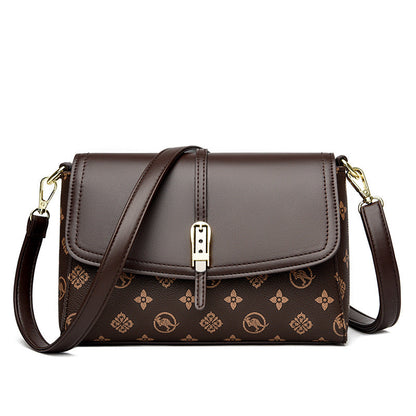 Womens Printed High-Capacity Shoulder Bag