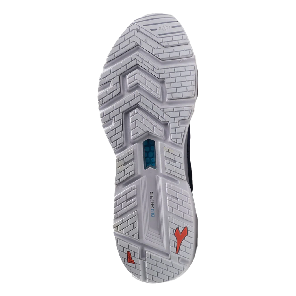 Diadora Mythos Blushield Volo 2 — Fiery Red - White - Vermillion — Size Y — Width 1.5 — Lifestyle View
