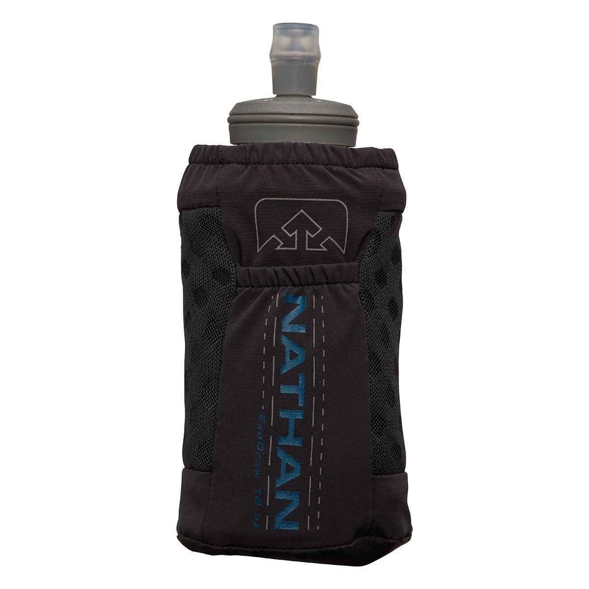 Nathan ExoDraw 2 18oz — Black - Sailor Blue — Size 18oz — Front View