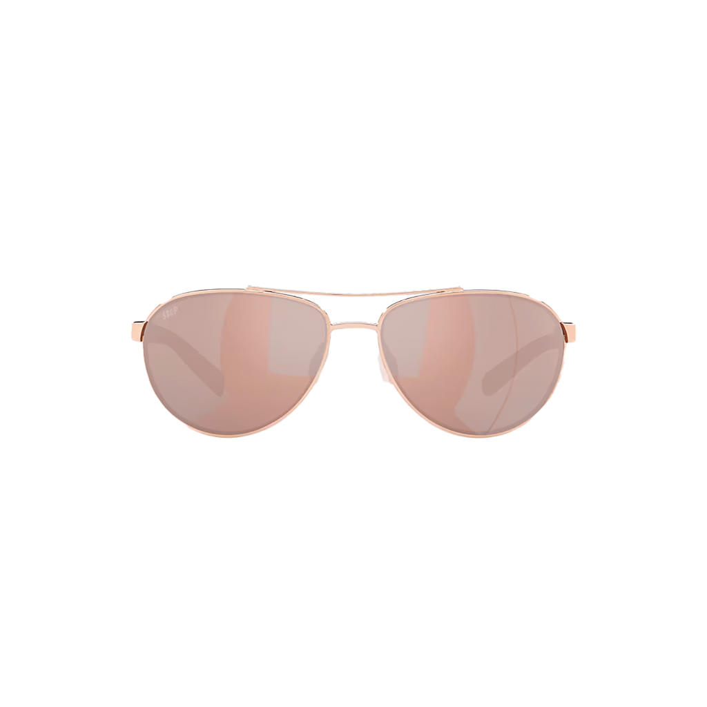 Costa Fernandina — Shiny Rose Gold - Copper Silver — Size Small — Side View