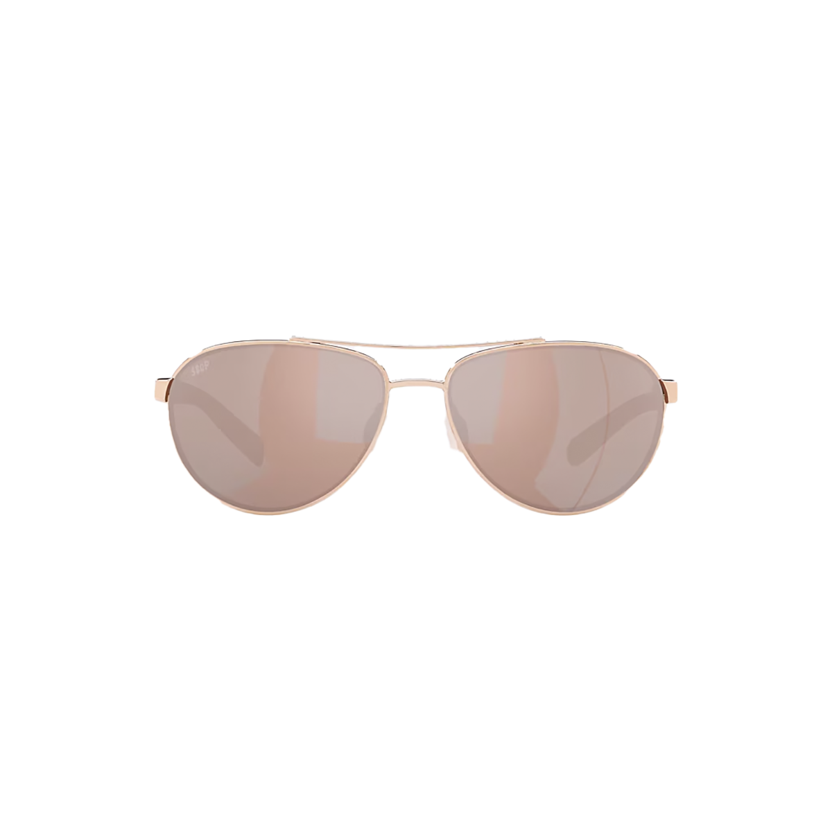 Costa Fernandina — Shiny Rose Gold - Copper Silver — Size Small — Side View