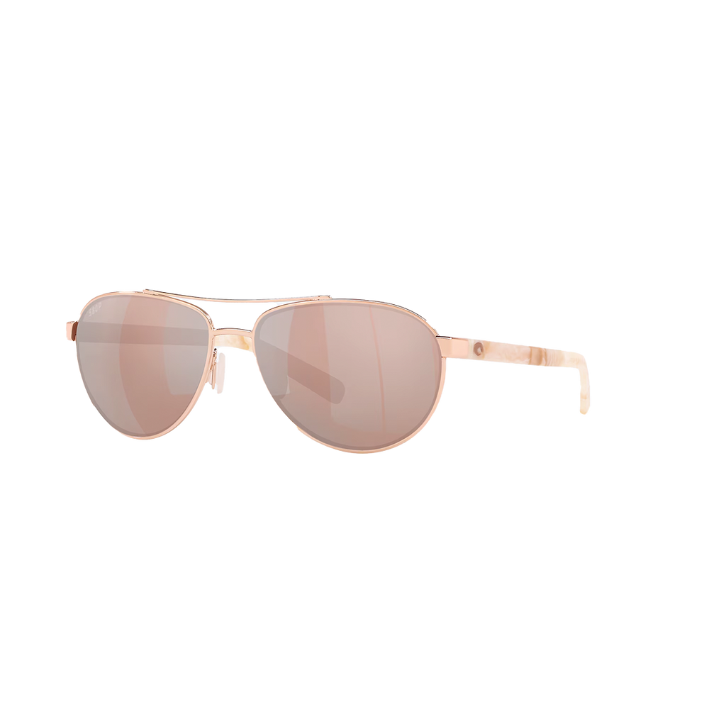 Costa Fernandina — Shiny Rose Gold - Copper Silver — Size Small — Front View