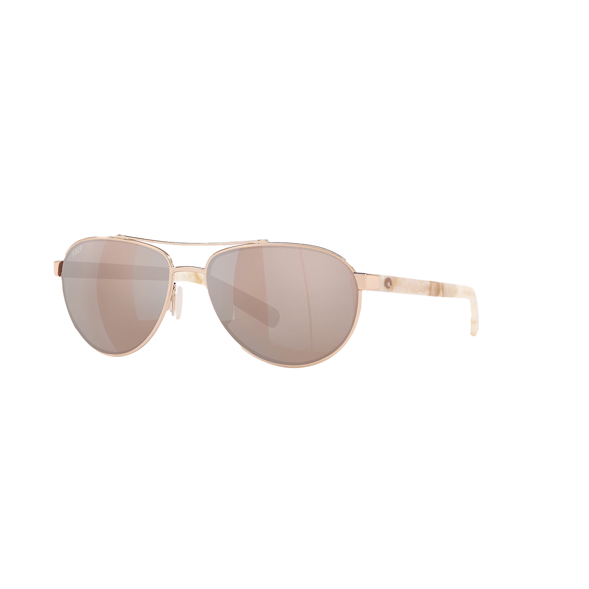 Costa Fernandina — Shiny Rose Gold - Copper Silver — Size Small — Front View