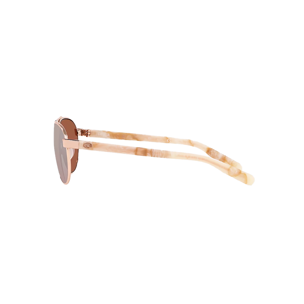 Costa Fernandina — Shiny Rose Gold - Copper Silver — Size Small — Back View