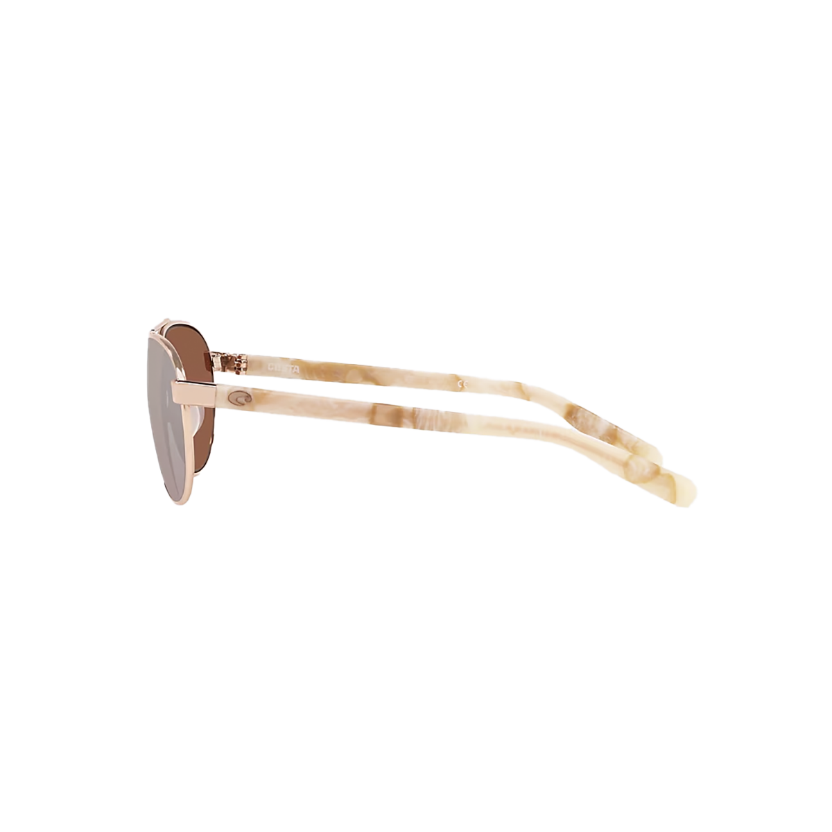 Costa Fernandina — Shiny Rose Gold - Copper Silver — Size Small — Back View